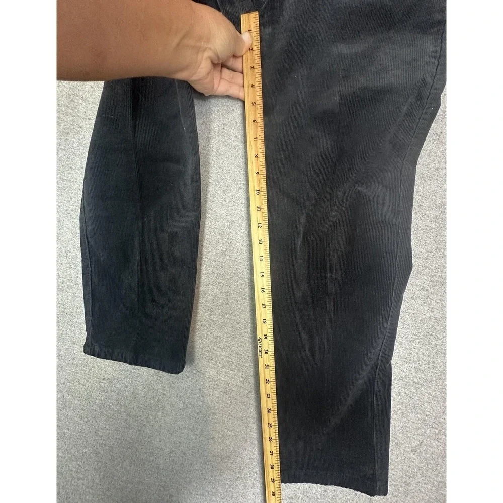 Best‎ Fashion Men Pant 34 Gray Corduroy Straight Leg Casual Comfort Cotton Blend
